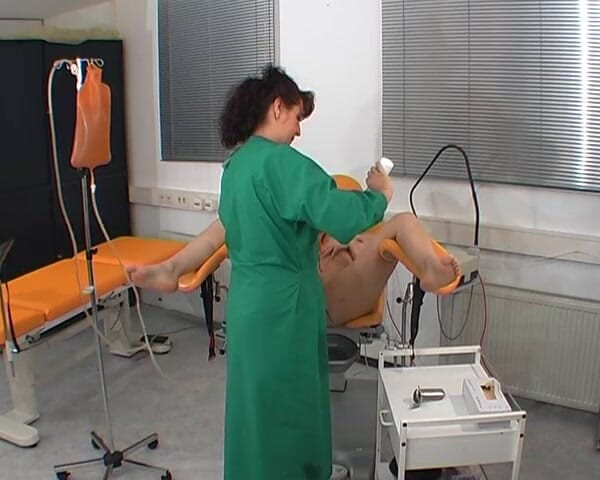 Rubber & Clinic Studio - 1ATOYS: 2 sluts enjoying their enemas