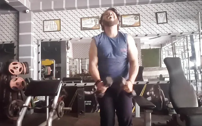 Austin Rose: Indian Old Man with Big Chest Nude Workout