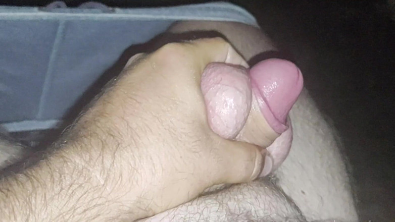 Johnnyboy2285: Bear worships fat cock after a long day of working...
