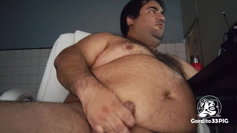 Gordito33PIG: Tjock spelar videospel och onanerar