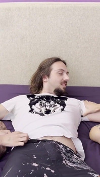 Anal Training and Stretching for Two Girls in One Bed