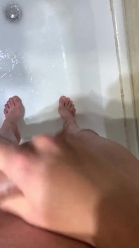 Cumming in the Shower
