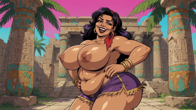 AI Porn: Giant Boobs Exotic