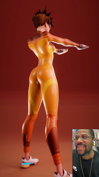 Good news media: Tracer lagi asik olahraga memek bejatnya sama kontol besar pria...