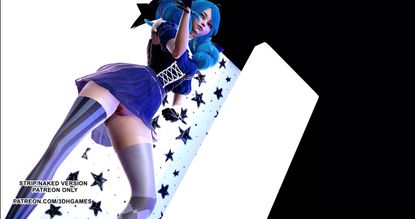3D-Hentai Games: Cel mai bun sex - Excuseme Gwen - liga legendelor cu dans...