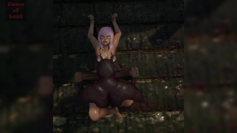 Game of Lust 3D: 3D Anime Pink Haired Babe Fucked and Creampied by a...