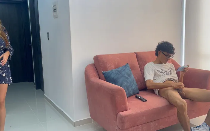 Gabriela Wish: My Stepsister Catches Me Masturbating While I Check Her Cell...