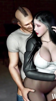 Tante asia dengan toket besar selingkuh sama kontol besar pria asing