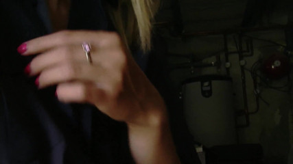 All Those Girlfriends: Lovely blonde teen Katie Blond rubs her pussy