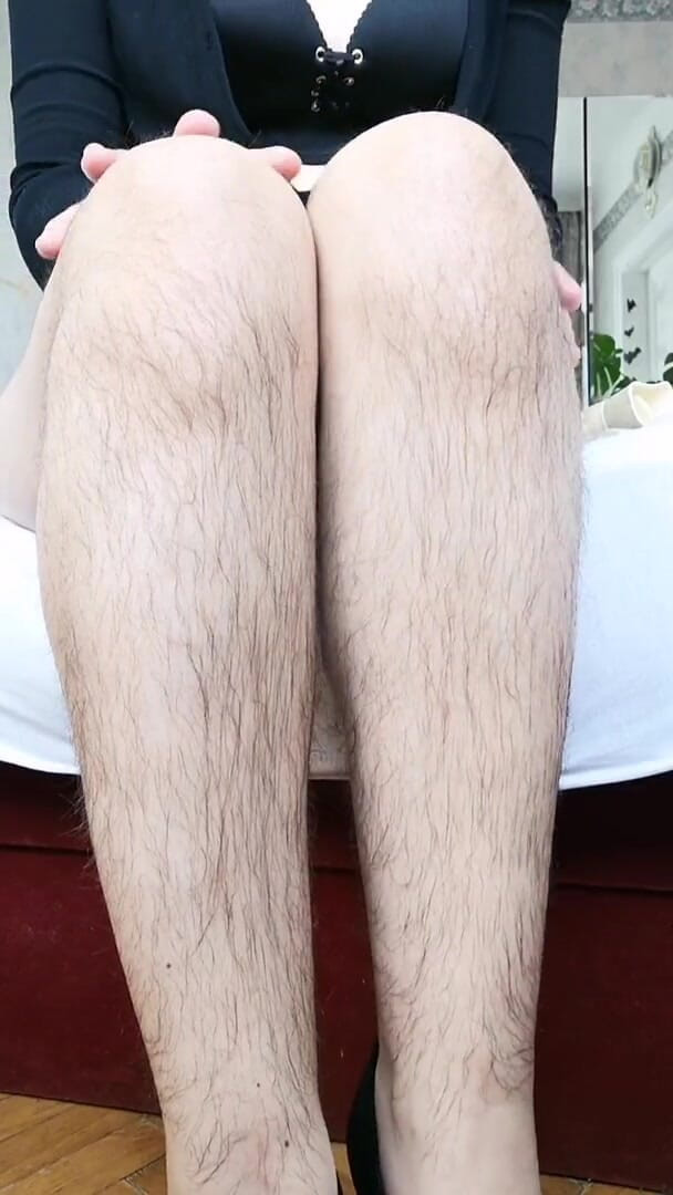 The Antichristrix: Lotioning my hairy legs