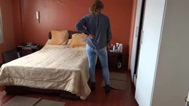 I get home very excited and I start to touch myself before being fucked by my stepson