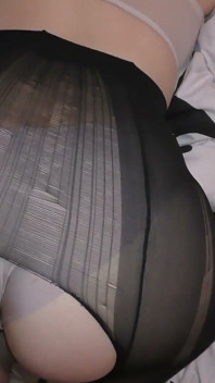 Amateur stepbrother fucks stepsister teen big assjob footjob in pantyhose