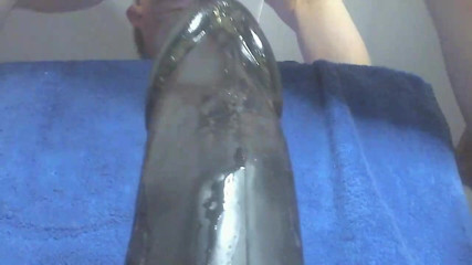 MeandI2: Fucking with enourmous dildo
