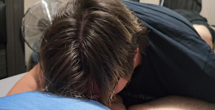 Funhousewife69: Sucking His Dick Ass up in the Mirror and He...