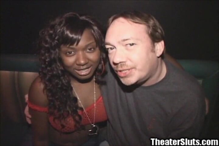 Theater Sluts: 19yo Braces Black Chick Teen Stripper Big Tits Gangbang Nasty...