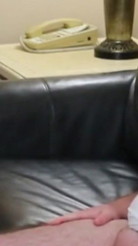 A Sexy Babe with Perfect Boobs Gives a Tiny Dick a Handjob