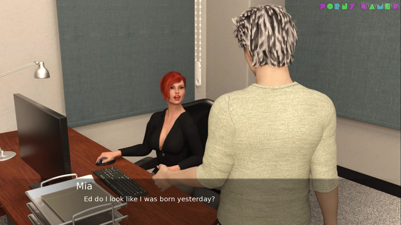 Porny Games: Project Hot Wife - une bombasse au bureau avec un fétiche...