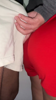 She Caresses a Stranger's Erection and Even Lets Herself Get Fucked.