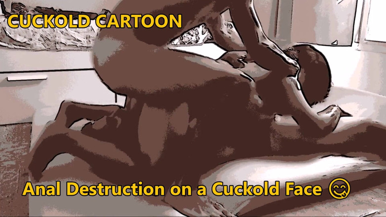 Cuckoby: vyabhichaari pati ke chehre par kaartoon guda vinaash