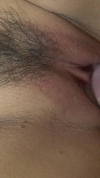 Bow is only eighteen, but she is already hungry for cock and is waiting for her man at home