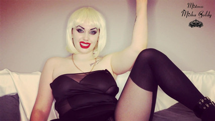 Goddess Misha Goldy: I will make you eat your sperm, but after you...