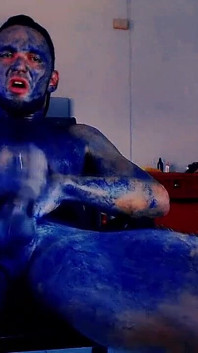 Blueman coming and cumming