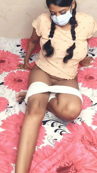 Home Alone Ena Fingering Pussy She Needs an Indian Hot Boy