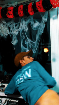 Young Guy Plays with His Dick on Halloween