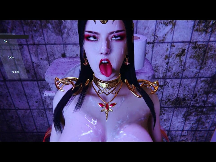 X Hentai: Virtuell gudinna Vixen: den kurviga trollformeln - 3D -animering Hentai