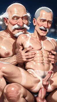 Alter schwuler opa, arschfick mit sperma