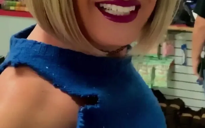 CindieLove: Cute Little Sissy Trans CD Sexy Ass Public Booty Shorts