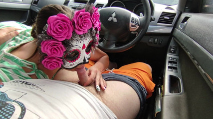 Erica Sweet: I sucked my neighbor in his car and he cum...