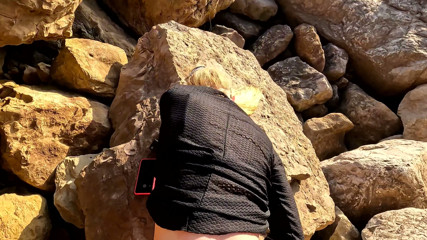MaskCouple: Fuck on the beach I fucked the teen in the...