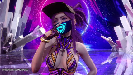 3D-Hentai Games: [mmd] (g)i-dle - tomboy ateşli striptiz dansı ahri akali evelynn kaisa league...