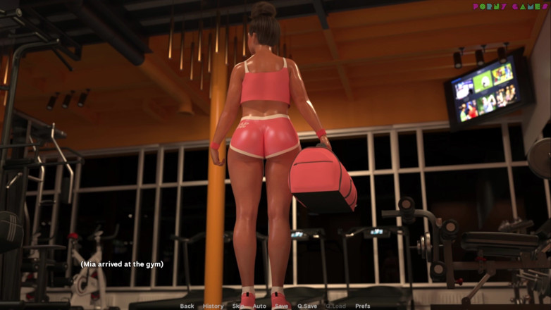 Porny Games: Soție exibiționistă de Wihte Foam - sex la duș cu mama...