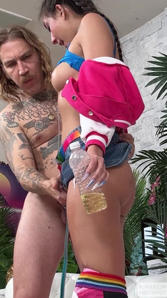 Hook Up Hotshot POV: 放荡的sasha tatcha对bryan gozzling的邋遢性爱很饥渴