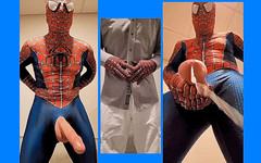 Biggyshots: Spidey's Adventure's Episode One, Spiderman's Big Cock and Big Cumshot...