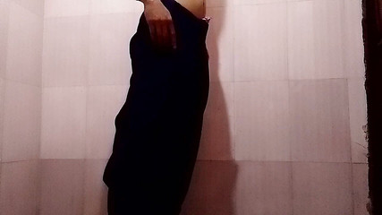 Gangbang straight: Blue Cross Dress Girl