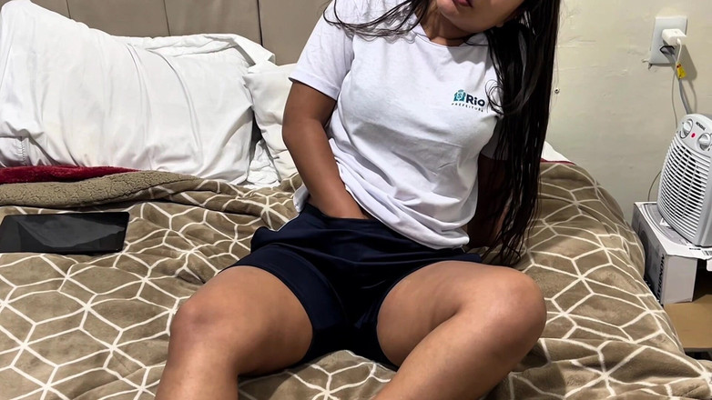 AngelNovinha: いたずらなメキシコ人生徒が先生と遊びに行った
