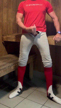 Alpha Jock Zabawa w saunie z Jockdad87 Część 8