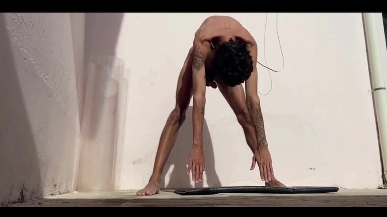 arabeputo: Esticando-se na manhã animada.