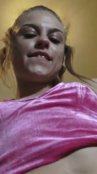 Watch my panties on my skinny body and lick the piss out of my slip