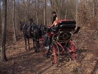 Cumming Soon: Horny couple is fucking in the carriages in front of...