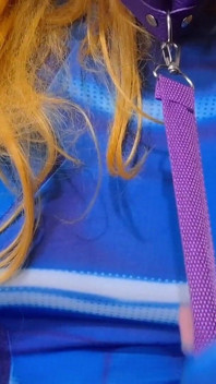 Extended Cut Sissy Cocksucker with a Dog Collar Spanks Her Tits and Jerks a Cock with Her Armpits on Halloween