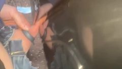 No limit cbt slave: Ball Crushing Between Car Door