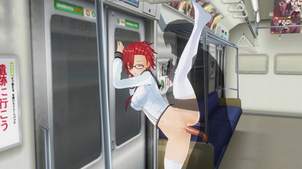 H3DC: 3D HENTAI College girl fucked against the wall in the...