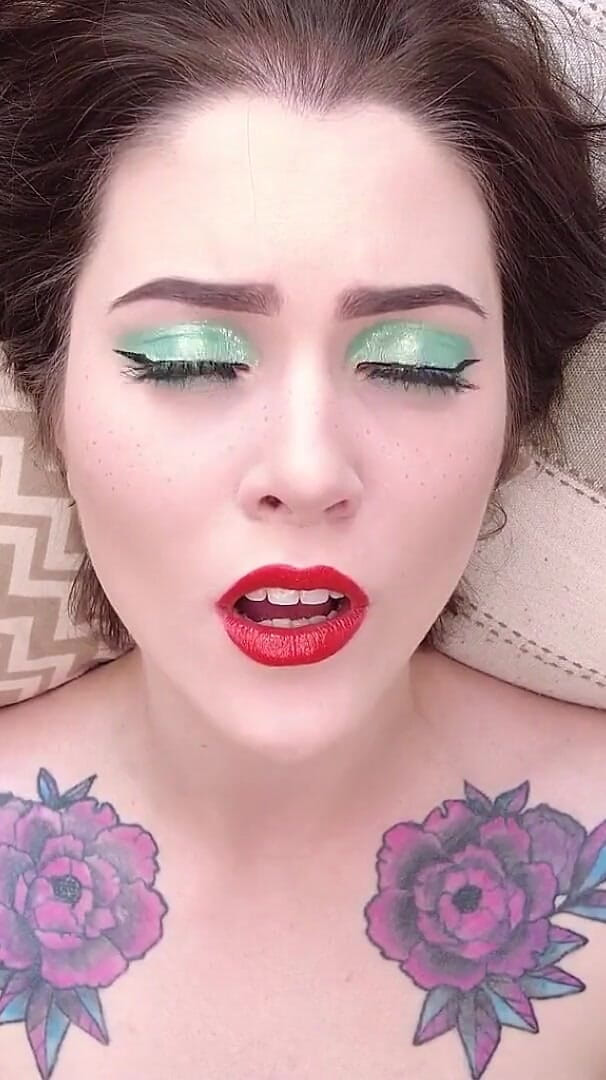 Face fetish video #5 (Stacy Moon)