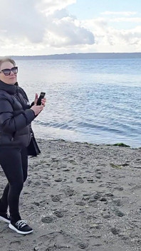 À la plage