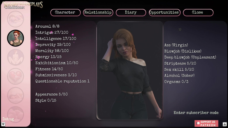 Naughty gameplays: 소설 게임에 의해 도덕의 경계 (19 부) - 그의 아내는 창녀입니다
