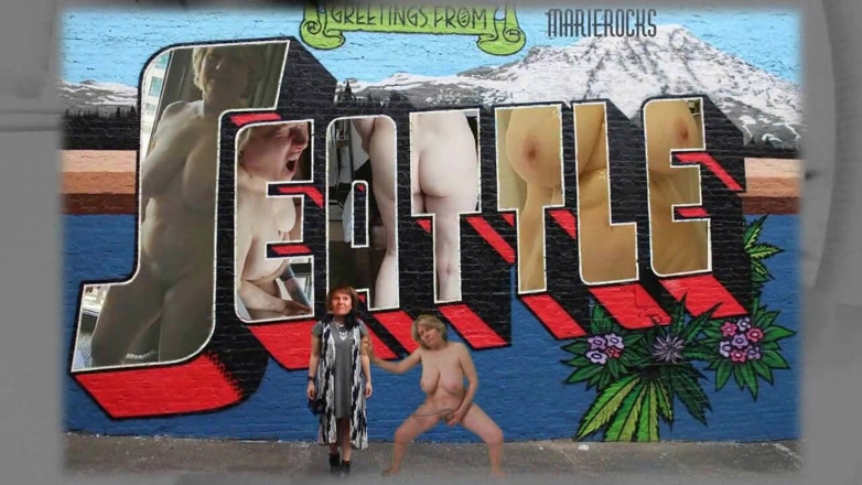 MarieRocks: Exhibiționist GILF expus în Seattle, partea 2